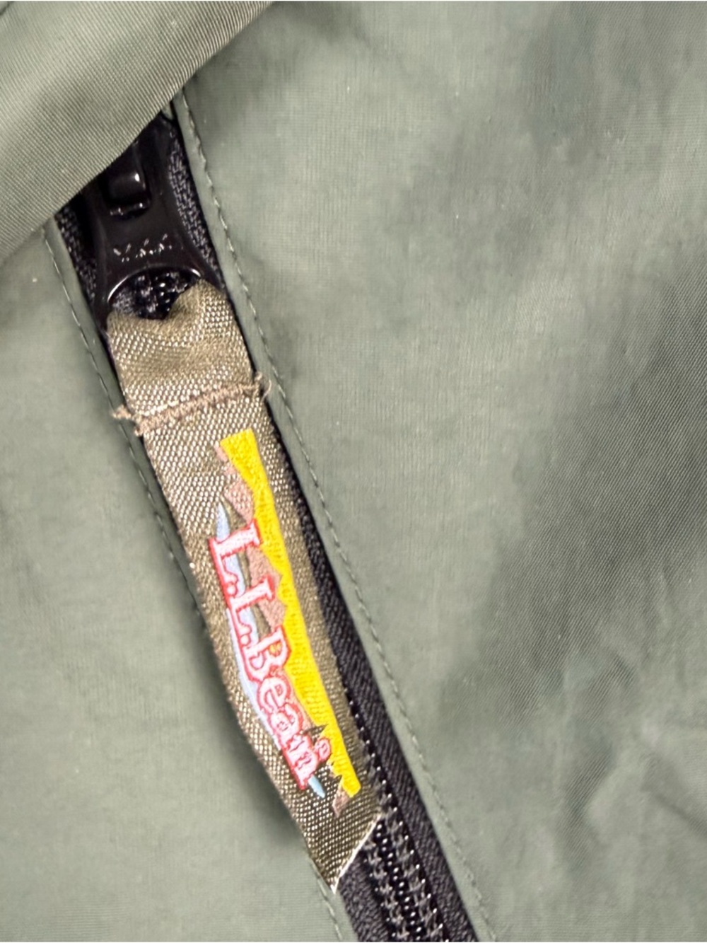 LL Bean 3-Season Waterproof olive green Fleece Lined Bomber Jacket Size XXXL Reg - Picture 5 of 13